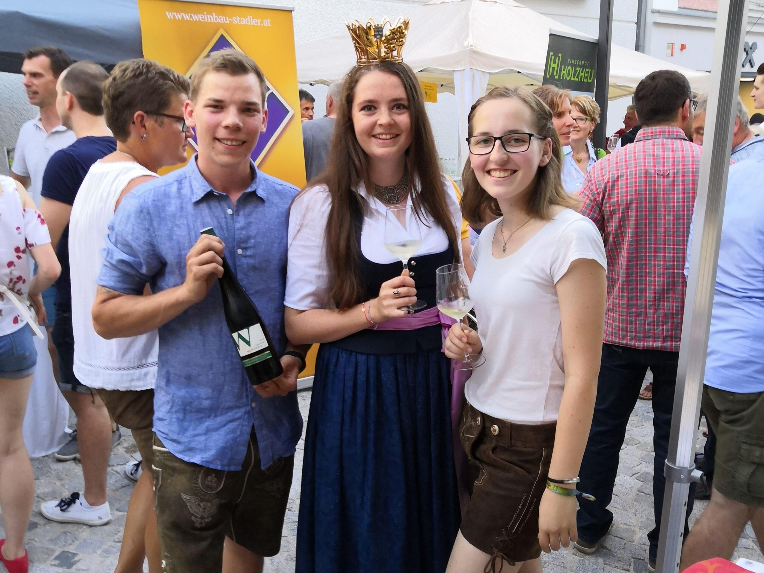 Wein findet Stadt